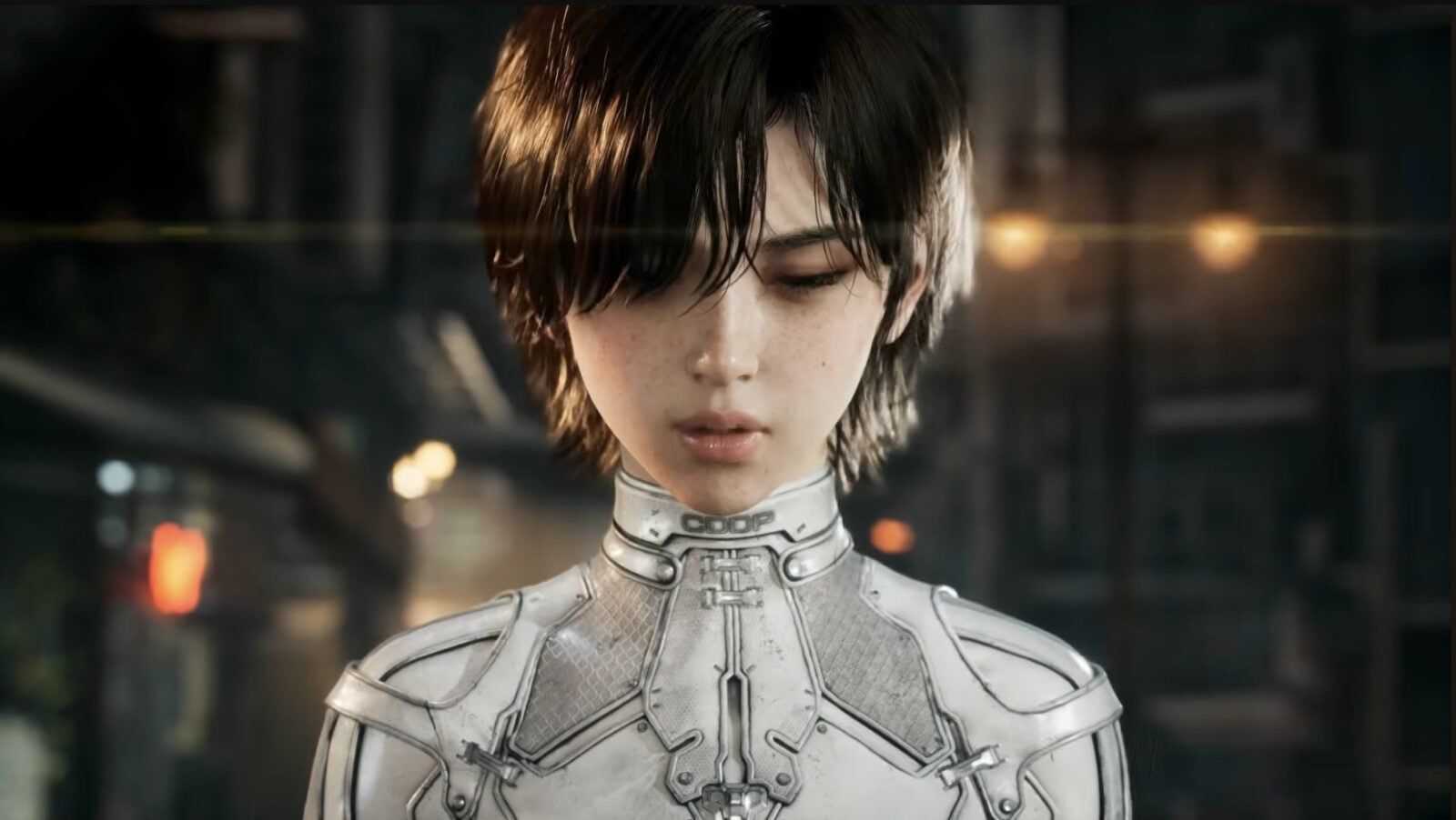 A screenshot from Stellar Blade: Blood Rain.