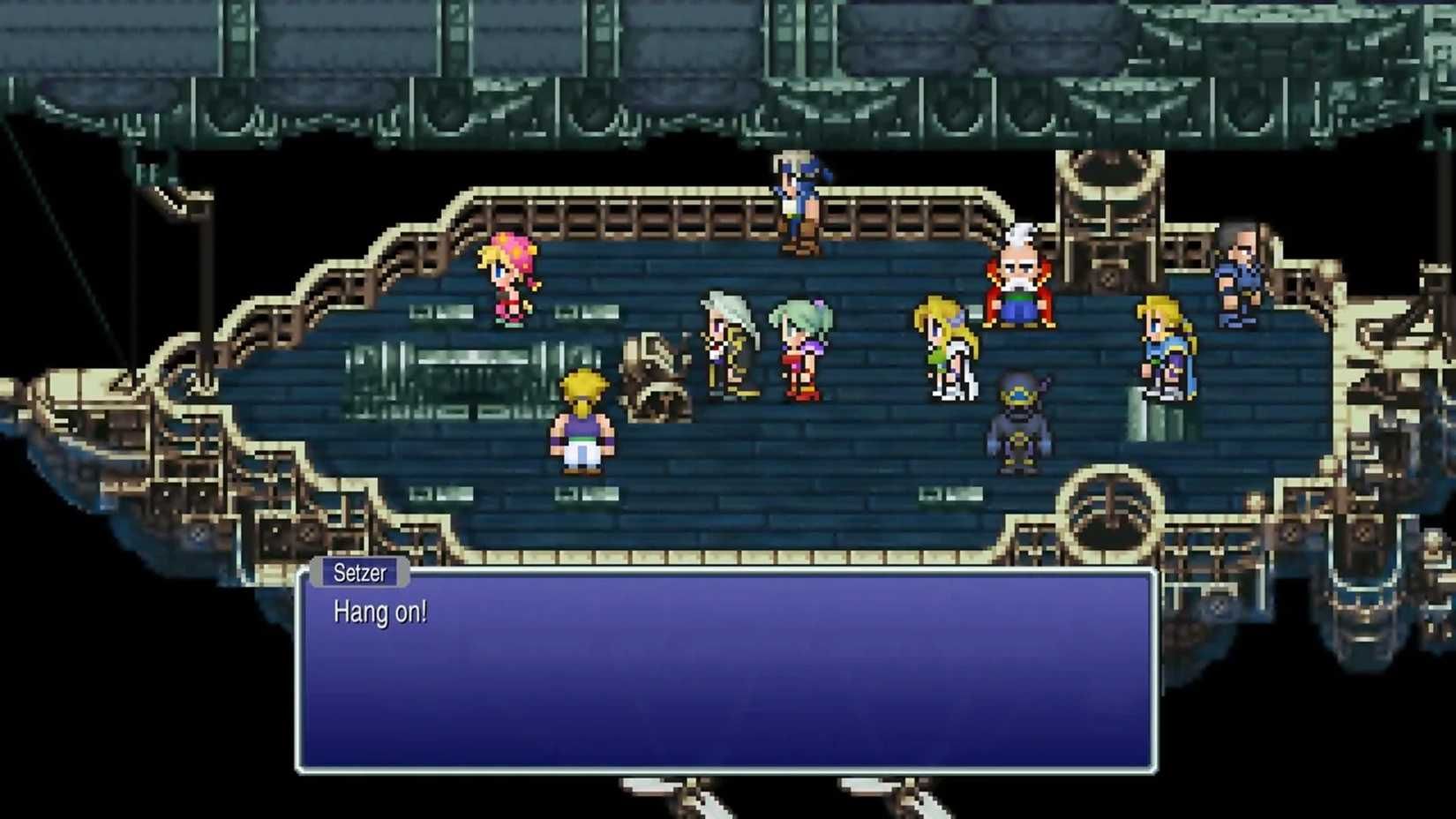 A screenshot of gameplay from Final Fantasy VI Pixel Remaster