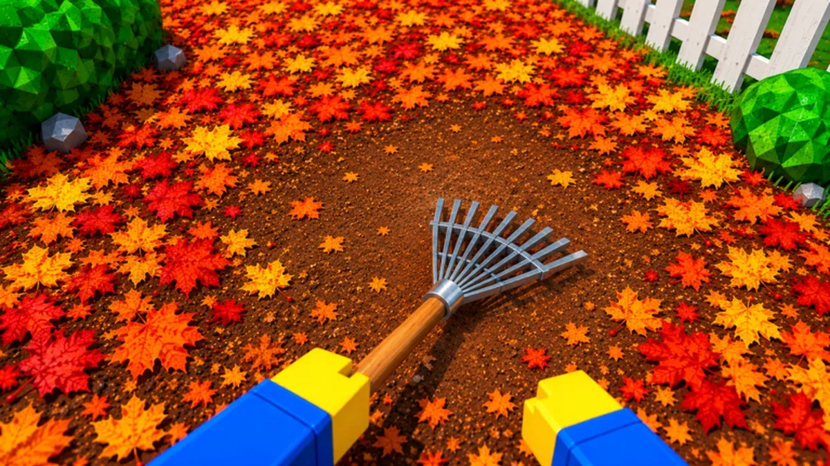 Official Garden Cleaner Evolution rake gameplay artwork
