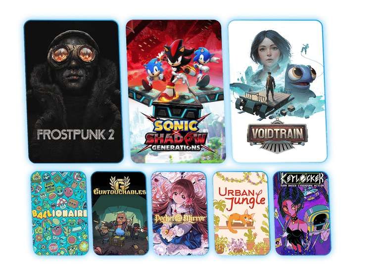 Humble Choice Septembre 2026 - Frostpunk 2, SONIC X SHADOW GENERATIONS, Voidtrain, Ballionaire + 4 jeux sur PC (Dématérialisé)