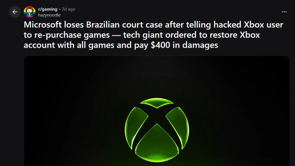 Xbox Loses Court Case