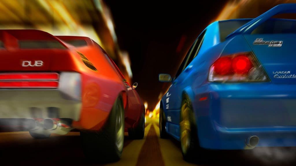 A screenshot of Midnight Club 3