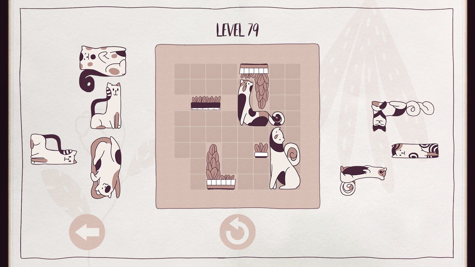Cats Organized Neatly screenshot