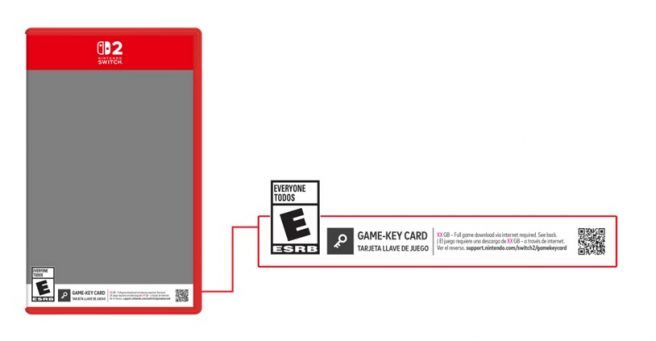 All Nintendo Switch 2 game key card games