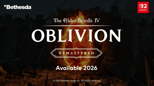 r/oblivion - The Elder Scrolls IV: Remastered coming to Nintendo Switch 2