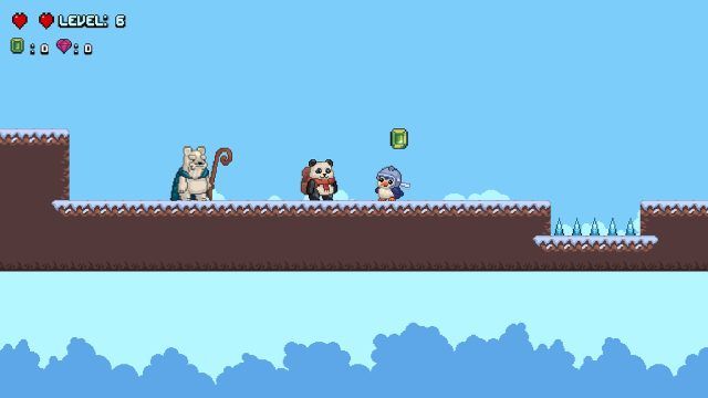 Panda Shards of Aurora characters