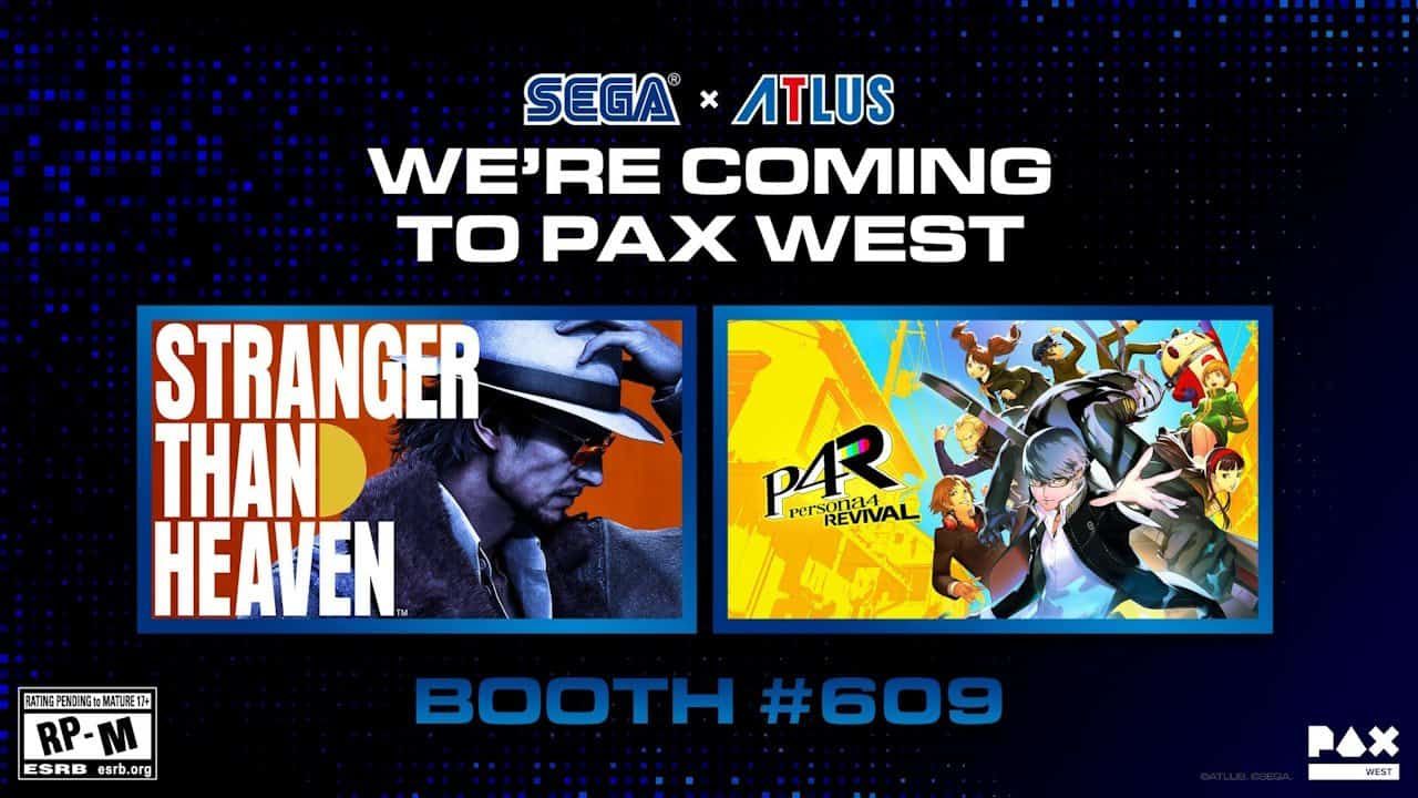 SEGA-ATLUS PAX West 2026 Lineup Revealed - Gamers Heroes