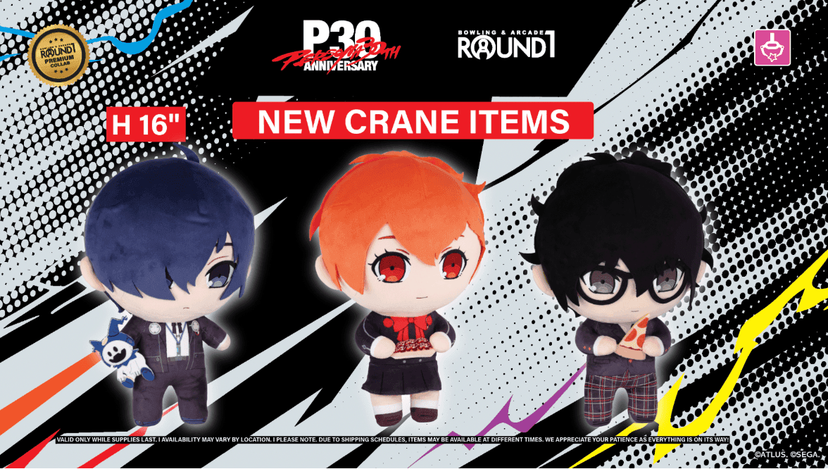 Persona 30th Anniversary Round1 Arcade Event Starts merchandise