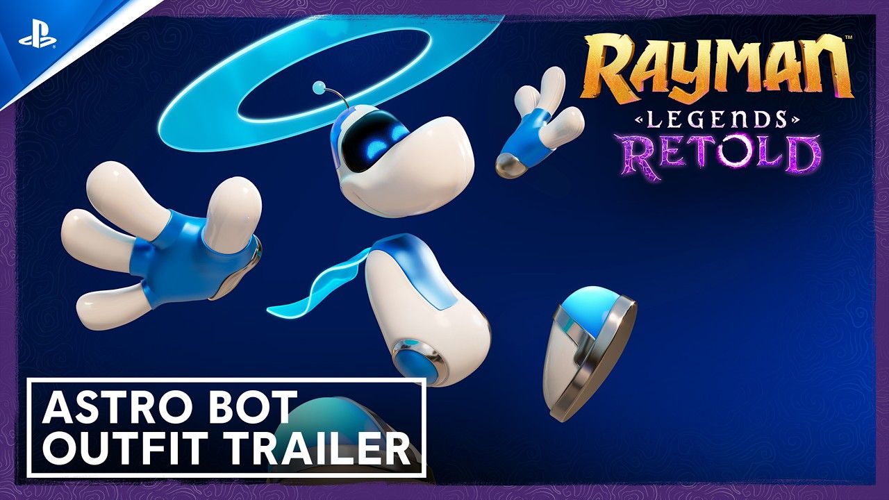 Suit up as Astro Bot in Rayman Legends Retold