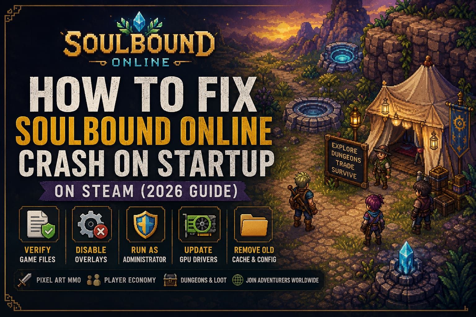 How to Fix Soulbound Online Crash on Startup on Steam (2026 Guide)