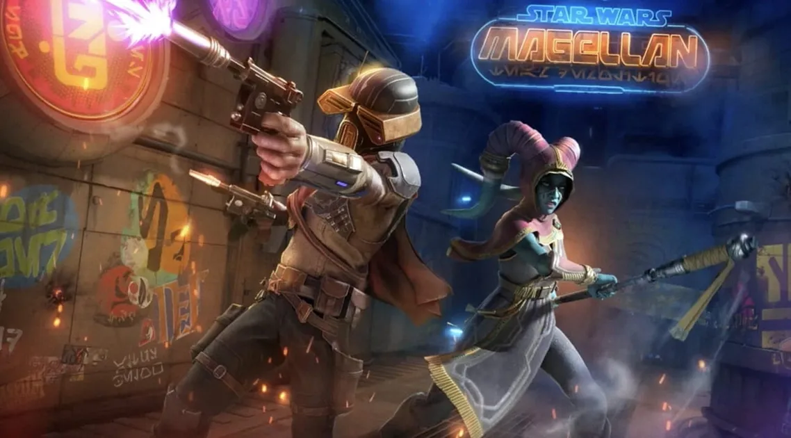 Early gameplay footage from the cancelled Star Wars: Magellan, leaked via a former Echtra Games developer's portfolio.
