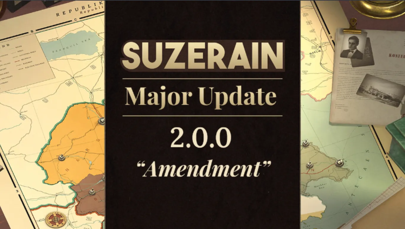 Torpor Games & Fellow Traveller Unveil Suzerain 2.0 "Amendment" Update: An Enhanced Gameplay Experience