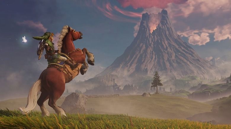 A screenshot from The Legend of Zelda: Ocarina of Time remake on the Nintendo Switch 2.